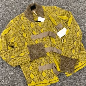 Green sweater free people